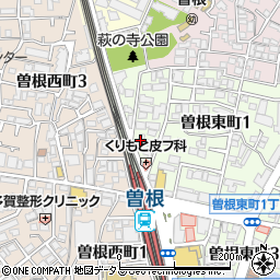 ファミリーマート曽根東町店周辺の地図