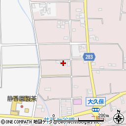 静岡県磐田市大久保266-1周辺の地図