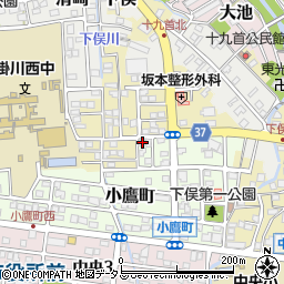 静岡県掛川市小鷹町135周辺の地図
