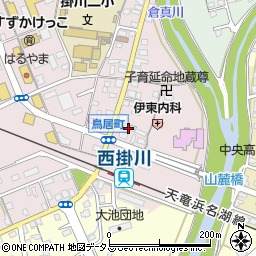 静岡県掛川市大池1004周辺の地図