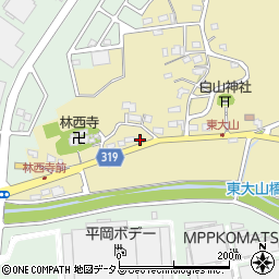静岡県浜松市中央区大山町2594周辺の地図