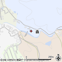 大阪府交野市森585-8周辺の地図