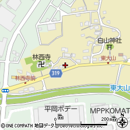 静岡県浜松市中央区大山町2590周辺の地図