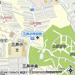 府公社香里三井団地Ａ－２０棟周辺の地図