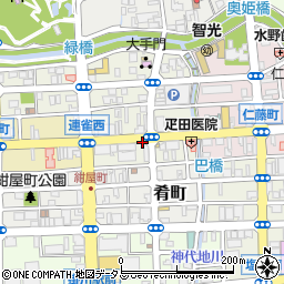 静岡県掛川市連雀周辺の地図