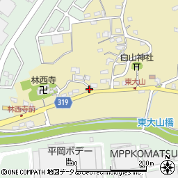 静岡県浜松市中央区大山町2595周辺の地図