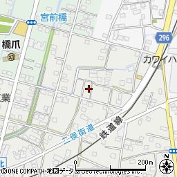 静岡県浜松市中央区積志町61周辺の地図