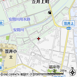 静岡県浜松市中央区笠井上町550周辺の地図
