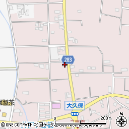 静岡県磐田市大久保256周辺の地図