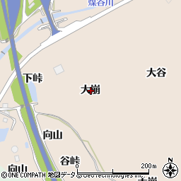 京都府相楽郡精華町下狛大崩周辺の地図