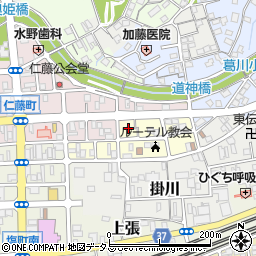 静岡県掛川市喜町4周辺の地図