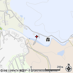 大阪府交野市森585-26周辺の地図