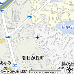 大阪府吹田市藤が丘町29-10周辺の地図