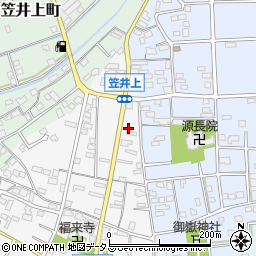 静岡県浜松市中央区笠井町8周辺の地図