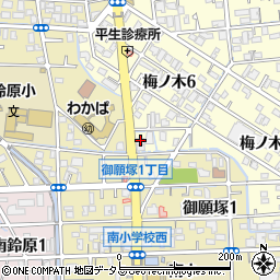 音羽茶屋新伊丹店周辺の地図