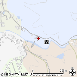 大阪府交野市森585-14周辺の地図