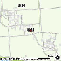 三重県伊賀市畑村周辺の地図