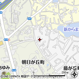 大阪府吹田市藤が丘町29周辺の地図