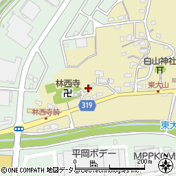 静岡県浜松市中央区大山町2565周辺の地図