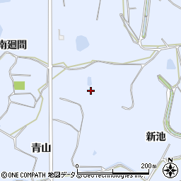 愛知県知多郡美浜町奥田青山周辺の地図