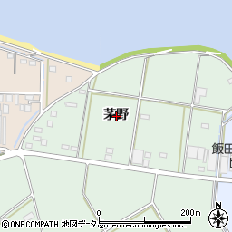 愛知県豊橋市富久縞町茅野周辺の地図