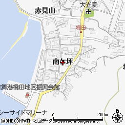 愛知県蒲郡市西浦町（南ケ坪）周辺の地図