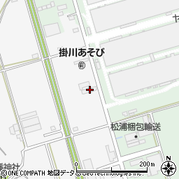 静岡県掛川市岡津32周辺の地図