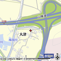 兵庫県赤穂市大津1652周辺の地図