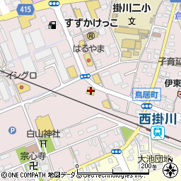 静岡県掛川市大池3001周辺の地図