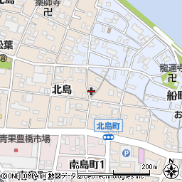 金田米穀店周辺の地図