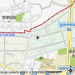 静岡県浜松市中央区笠井上町432周辺の地図