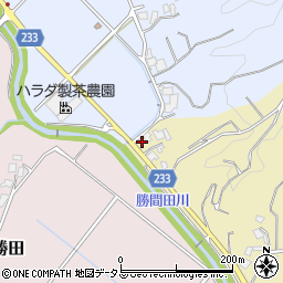 静岡県牧之原市勝間3周辺の地図