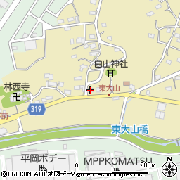 静岡県浜松市中央区大山町2622周辺の地図