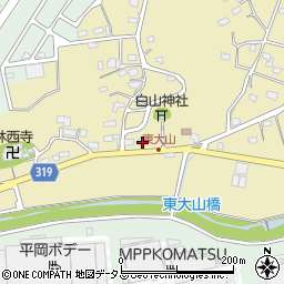 静岡県浜松市中央区大山町2626周辺の地図
