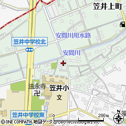 静岡県浜松市中央区笠井上町616周辺の地図