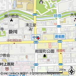 清水銀行掛川支店 ＡＴＭ周辺の地図