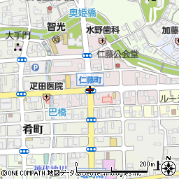 仁藤町周辺の地図