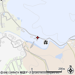 大阪府交野市森585-10周辺の地図