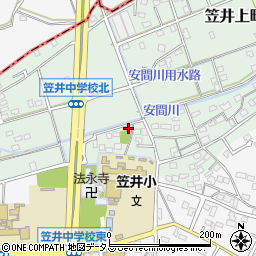 静岡県浜松市中央区笠井上町628周辺の地図