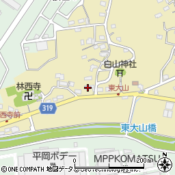 静岡県浜松市中央区大山町2619周辺の地図