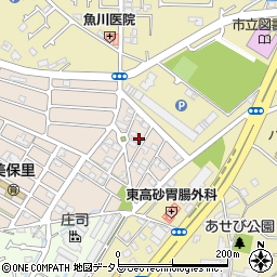 兵庫県高砂市美保里3-4周辺の地図