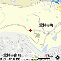 兵庫県西宮市鷲林寺町周辺の地図