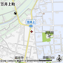 静岡県浜松市中央区笠井町7周辺の地図
