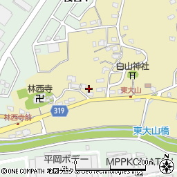 静岡県浜松市中央区大山町2611周辺の地図