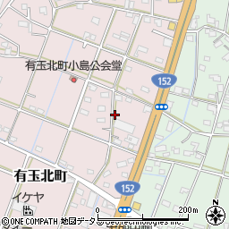 静岡県浜松市中央区有玉北町200周辺の地図