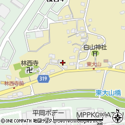 静岡県浜松市中央区大山町2609周辺の地図