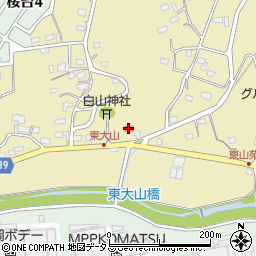 大山町文化会館周辺の地図