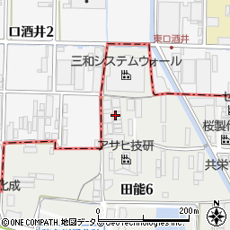 西村工業周辺の地図