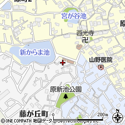 大阪府吹田市藤が丘町22周辺の地図