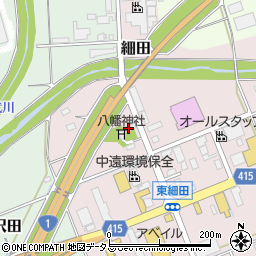静岡県掛川市細田521周辺の地図
